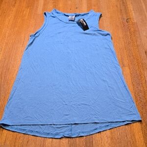 NWT Agnes & Dora Women XS Sky Blue Soft Flow Sleeveless‎ Everyday Tank Top